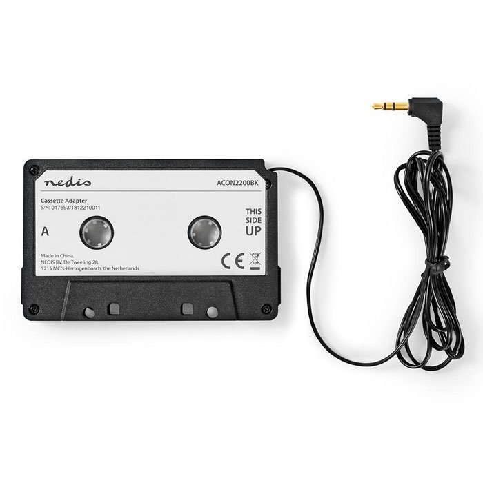 NEDIS ACON2200BK Cassette Adapter 3.5 mm Male Black | eLabstore.gr NEDIS ACON2200BK Cassette Adapter 3.5 mm Male Black | ΕΙΚΟΝΑ / ΗΧΟΣ | elabstore.gr