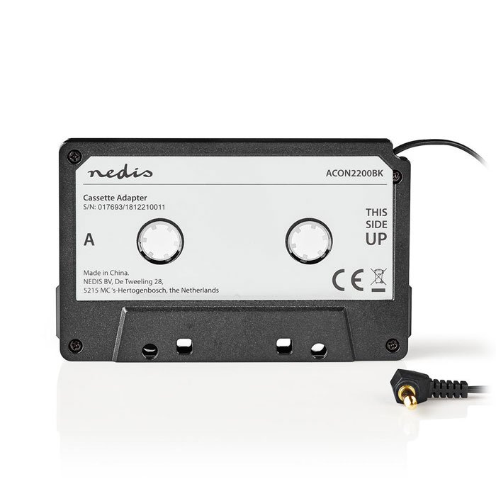 NEDIS ACON2200BK Cassette Adapter 3.5 mm Male Black | eLabstore.gr NEDIS ACON2200BK Cassette Adapter 3.5 mm Male Black | ΕΙΚΟΝΑ / ΗΧΟΣ | elabstore.gr