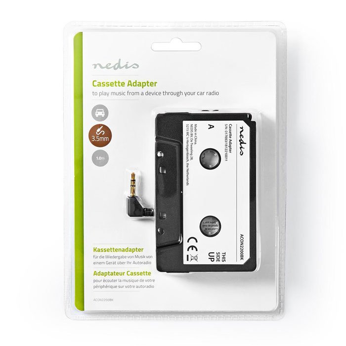 NEDIS ACON2200BK Cassette Adapter 3.5 mm Male Black | eLabstore.gr NEDIS ACON2200BK Cassette Adapter 3.5 mm Male Black | ΕΙΚΟΝΑ / ΗΧΟΣ | elabstore.gr
