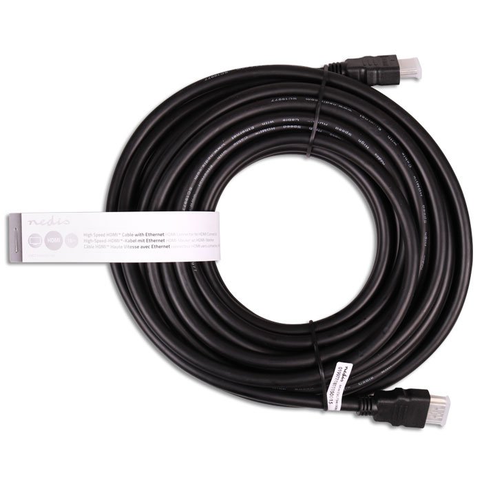NEDIS CVGT34000BK150 High Speed HDMI Cable with Ethernet HDMI Connector - HDMI C | eLabstore.gr NEDIS CVGT34000BK150 High Speed HDMI Cable with Ethernet HDMI Connector - HDMI C | ΚΑΛΩΔΙΑ / ADAPTORS | elabstore.gr