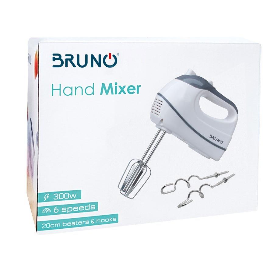 BRUNO Μίξερ χειρός, 6 ταχύτητες, 20cm αναδευτήρες & ζυμωτήρες, 300 W | eLabstore.gr BRUNO Μίξερ χειρός, 6 ταχύτητες, 20cm αναδευτήρες & ζυμωτήρες, 300W | Οικιακές & Προσωπικές Συσκευές | elabstore.gr