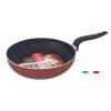 FLONAL Τηγάνι βαθύ αντικολλητικό Pepita Granit 24cm με λαβή βακελίτη | Οικιακές & Προσωπικές Συσκευές | elabstore.gr