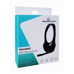 POWERTECH Headphones με μικρόφωνο PT-734 105dB, 40mm, 3.5mm, 1.8m, μαύρο | eLabstore.gr POWERTECH Headphones με μικρόφωνο PT-734 105dB, 40mm, 3.5mm, 1.8m, μαύρο | eLabstore.gr