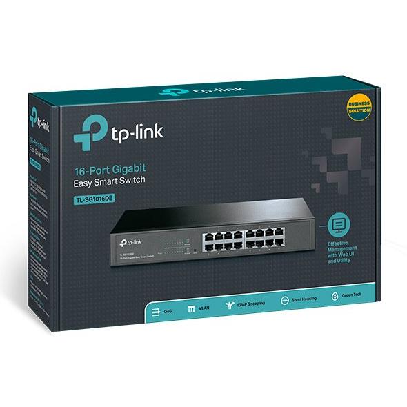 TP-LINK Easy Smart Switch TL-SG1016DE, 16-port, Ver. 3.1 | eLabstore.gr TP-LINK Easy Smart Switch TL-SG1016DE, 16-port, Ver. 3.1 | Δικτυακά | elabstore.gr