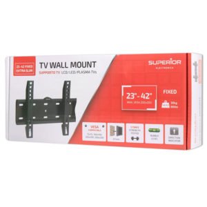 SUPERIOR 23-42 FIXED EXTRA SLIM TV WALL MOUNT | ΕΙΚΟΝΑ / ΗΧΟΣ | elabstore.gr