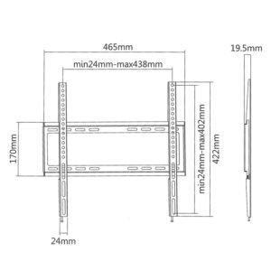SUPERIOR 32-55 FIXED EXTRA SLIM TV WALL MOUNT | ΕΙΚΟΝΑ / ΗΧΟΣ | elabstore.gr