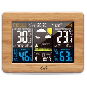 LIFE Rainforest Bamboo Edition Weather station with adaptor & wireless outdoor s | ΜΙΚΡΟΣΥΣΚΕΥΕΣ / ΕΠΟΧΙΑΚΑ / ΛΕΥΚΕΣ ΣΥΣΚΕΥΕΣ | elabstore.gr