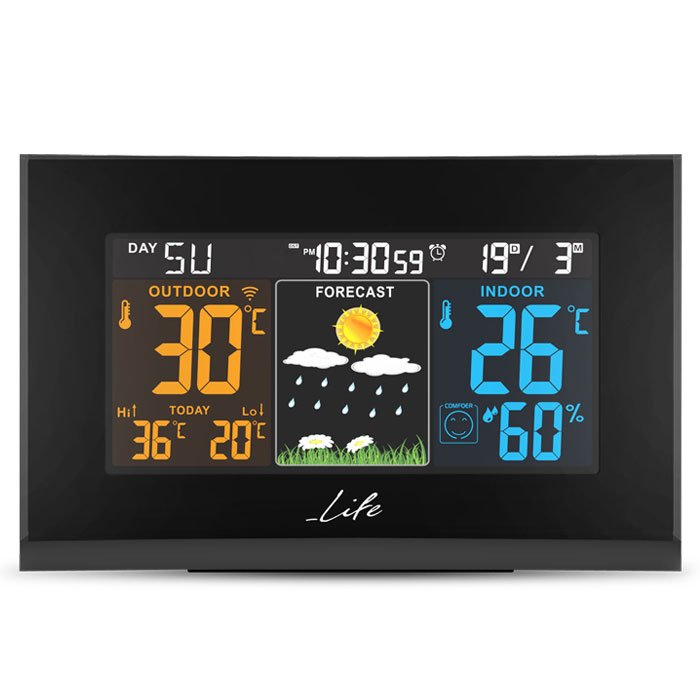 LIFE Tundra Curved Weather station with adaptor & wireless outdoor sensor,clock& | eLabstore.gr LIFE Tundra Curved Weather station with adaptor & wireless outdoor sensor,clock& | ΜΙΚΡΟΣΥΣΚΕΥΕΣ / ΕΠΟΧΙΑΚΑ / ΛΕΥΚΕΣ ΣΥΣΚΕΥΕΣ | elabstore.gr