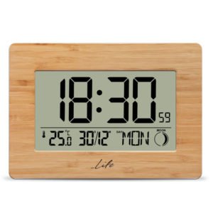 LIFE Bamboo Clock XL Alarm Clock with indoor thermometer | eLabstore.gr LIFE Bamboo Clock XL Alarm Clock with indoor thermometer | ΜΙΚΡΟΣΥΣΚΕΥΕΣ / ΕΠΟΧΙΑΚΑ / ΛΕΥΚΕΣ ΣΥΣΚΕΥΕΣ | elabstore.gr