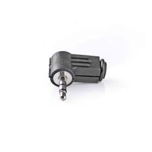 NEDIS CAVC22902BK Jack Connector Stereo 90° Angled 3.5 mm Male 25 pieces Black | ΚΑΛΩΔΙΑ / ADAPTORS | elabstore.gr