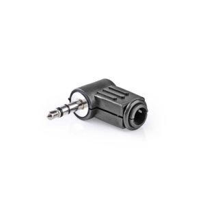 NEDIS CAVC22902BK Jack Connector Stereo 90° Angled 3.5 mm Male 25 pieces Black | ΚΑΛΩΔΙΑ / ADAPTORS | elabstore.gr