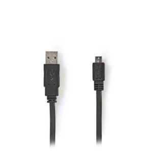 NEDIS CCGP60410BK10 USB 2.0 Flat Cable A Male - Micro B Male 1.0 m Black | eLabstore.gr NEDIS CCGP60410BK10 USB 2.0 Flat Cable A Male - Micro B Male 1.0 m Black | ΚΑΛΩΔΙΑ / ADAPTORS | elabstore.gr