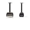 NEDIS CCGP60810BK20 Camera Data Cable USB A Male - UC-E6 8-pin Male 2.0 m Black | ΚΑΛΩΔΙΑ / ADAPTORS | elabstore.gr