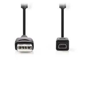 NEDIS CCGP60802BK20 Camera Data Cable USB A Male - Olympus 12-pin Male 2.0 m Bla | ΚΑΛΩΔΙΑ / ADAPTORS | elabstore.gr