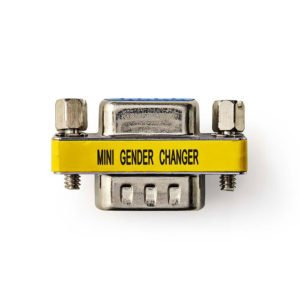NEDIS CCGP52812ME D-Sub Coupler D-Sub 9-Pin Male - D-Sub 9-Pin Female Metal | ΚΑΛΩΔΙΑ / ADAPTORS | elabstore.gr