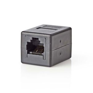 NEDIS CCGB89010BK Cat 6 Network Adapter RJ45 (8P8C) Female - RJ45 (8P8C) Female | ΚΑΛΩΔΙΑ / ADAPTORS | elabstore.gr