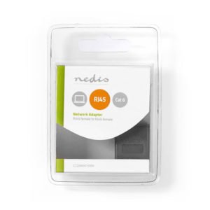 NEDIS CCGB89010BK Cat 6 Network Adapter RJ45 (8P8C) Female - RJ45 (8P8C) Female | ΚΑΛΩΔΙΑ / ADAPTORS | elabstore.gr
