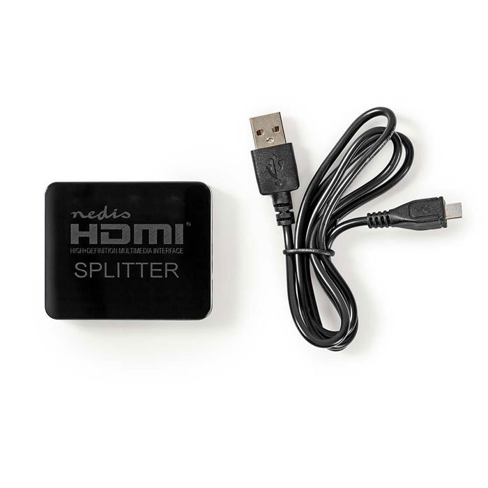 NEDIS VSPL34002BK 2-Port HDMI Splitter Black | eLabstore.gr NEDIS VSPL34002BK 2-Port HDMI Splitter Black | ΕΙΚΟΝΑ / ΗΧΟΣ | elabstore.gr