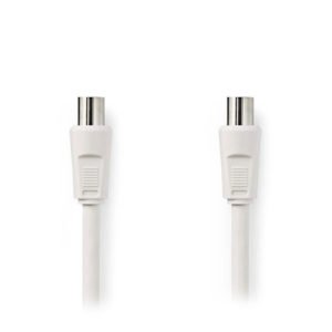 NEDIS CSGB40000WT20 Coax Cable 90dB IEC (Coax) Male - IEC (Coax) Female 2.0 m Wh | ΚΑΛΩΔΙΑ / ADAPTORS | elabstore.gr