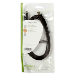 NEDIS CCGP60650BK20 USB 2.0 Cable Type-C Male - B Male 2.0 m Black | eLabstore.gr NEDIS CCGP60650BK20 USB 2.0 Cable Type-C Male - B Male 2.0 m Black | ΚΑΛΩΔΙΑ / ADAPTORS | elabstore.gr