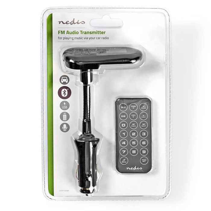 NEDIS CATR100BK Car FM Transmitter Bluetooth microSD Card Slot Handsfree Calling | eLabstore.gr NEDIS CATR100BK Car FM Transmitter Bluetooth microSD Card Slot Handsfree Calling | ΗΛΕΚΤΡΟΝΙΚΑ / ΕΡΓΑΛΕΙΑ | elabstore.gr