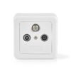 NEDIS SWBX100WT Antenna End Wall Box 1x F Output 1x IEC Male Output 1x IEC Femal | eLabstore.gr NEDIS SWBX100WT Antenna End Wall Box 1x F Output 1x IEC Male Output 1x IEC Femal | ΚΑΛΩΔΙΑ / ADAPTORS | elabstore.gr
