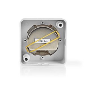 NEDIS SWBX100WT Antenna End Wall Box 1x F Output 1x IEC Male Output 1x IEC Femal | ΚΑΛΩΔΙΑ / ADAPTORS | elabstore.gr