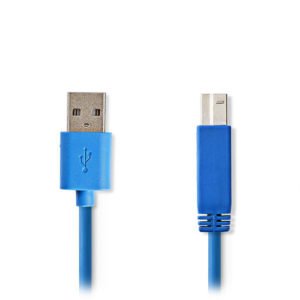 NEDIS CCGP61100BU20 USB 3.0 Cable A Male - B Male 2.0 m Blue | eLabstore.gr NEDIS CCGP61100BU20 USB 3.0 Cable A Male - B Male 2.0 m Blue | ΚΑΛΩΔΙΑ / ADAPTORS | elabstore.gr