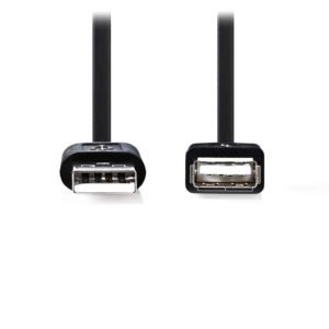 NEDIS CCGB60010BK20 USB 2.0 Cable A Male - A Female 2.0 m Black | eLabstore.gr NEDIS CCGB60010BK20 USB 2.0 Cable A Male - A Female 2.0 m Black | ΚΑΛΩΔΙΑ / ADAPTORS | elabstore.gr