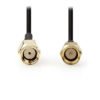 NEDIS CSGP02010BK10 Antenna Cable SMA Male - SMA Female 1.0m Black | ΚΑΛΩΔΙΑ / ADAPTORS | elabstore.gr