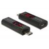 DELOCK Adapter USB 2.0 Micro με LED indicator για Voltage και Ampere | Εργαλεία | elabstore.gr