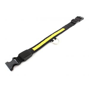 Περιλαίμιο σκύλου AG232B με φωτισμό LED, 34-44cm, μαυρο/κίτρινο | Gadgets | elabstore.gr