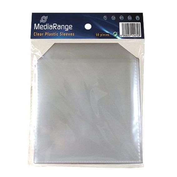 MEDIARANGE PP CD πλαστική θήκη με καπάκι - 50 τμχ | Αναλώσιμα - Είδη Γραφείου | elabstore.gr