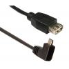 POWERTECH Καλώδιο USB 2.0 Micro σε USB Female, 90°,  0.2m | Αξεσουάρ κινητών | elabstore.gr
