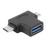 POWERTECH Αντάπτορας USB 3.0 (F) σε USB Type-C & Micro CAB-U117, μαύρο | eLabstore.gr POWERTECH Αντάπτορας USB 3.0 (F) σε USB Type-C & Micro CAB-U117, μαύρο | Αξεσουάρ κινητών | elabstore.gr