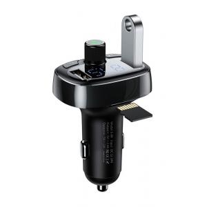 BASEUS FM transmitter με LCD οθόνη CCALL-TM01, 3.4A, SD, BT, μαύρο | eLabstore.gr