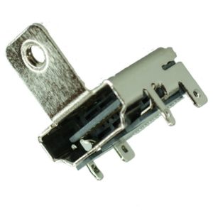 HDMI Connector A TYPE2, pins ίσια με κούμπωμα, βάση βιδώματος, Silver | Service | elabstore.gr