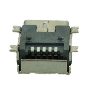 USB 2.0 Connector Mini USB, pins ίσια, Silver | Service | elabstore.gr