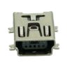 USB 2.0 Connector Mini USB, pins ίσια, Silver | Service | elabstore.gr