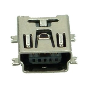 USB 2.0 Connector Mini USB, pins ίσια, Silver | Service | elabstore.gr