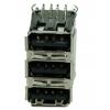 USB 2.0 Connector Triple, up, Silver/Black | Service | elabstore.gr