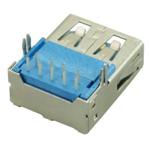 USB 3.0 Connector A TYPE, Solder up, Silver | Service | elabstore.gr