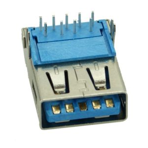 USB 3.0 Connector A TYPE, Solder up, Silver | Service | elabstore.gr