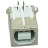 USB 2.0 Connector B TYPE, down Solder in, Silver/White | Service | elabstore.gr