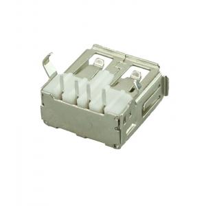 USB 2.0 Connector A TYPE, up Solder in, Silver | Service | elabstore.gr