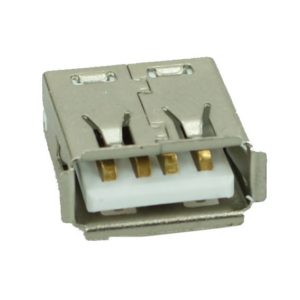 USB 2.0 Connector A TYPE, MID ONE Solder, Silver/White | Service | elabstore.gr