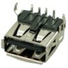 USB 2.0 Connector A TYPE, up Solder up, Silver/Black | Service | elabstore.gr