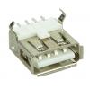 USB 2.0 Connector A TYPE, up Solder in, Silver/White | Service | elabstore.gr