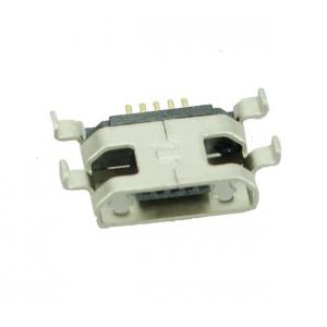 Micro USB TYPE B Female Sink 0.8 DIP Flat 5P, Silver | Service | elabstore.gr