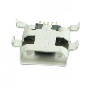 Micro USB TYPE B Female Sink 1.0 DIP OBLIQUE 5P, Silver | Service | elabstore.gr